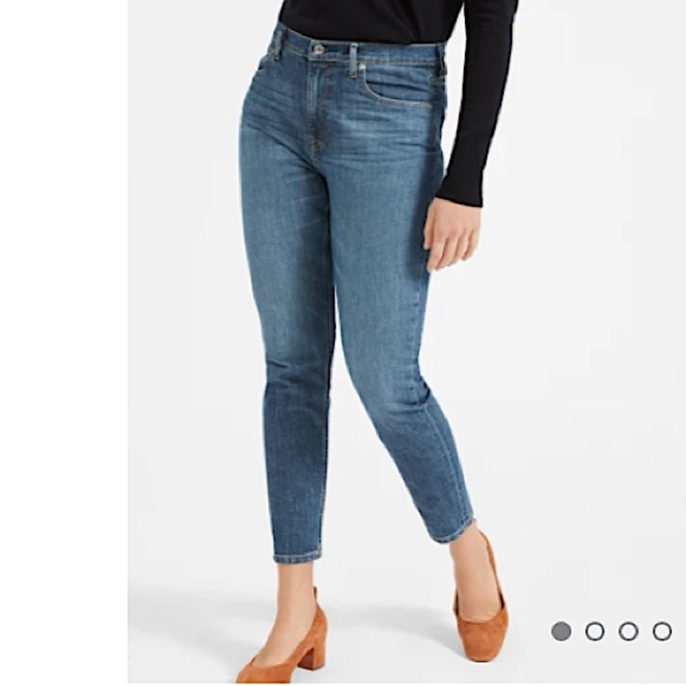 NWT Everlane High-Rise Skinny Jean - Mid Blue